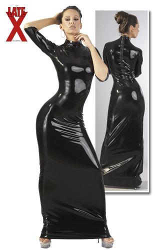 Latex Dress Black S