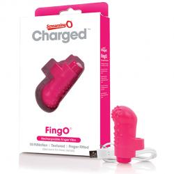 THE SCREAMING O - CHARGED FINGO FINGER VIBE, USB näpuvibraator, roosa