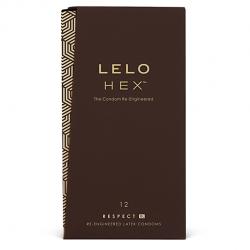 LELO - HEX CONDOMS RESPECT XL, 12tk 