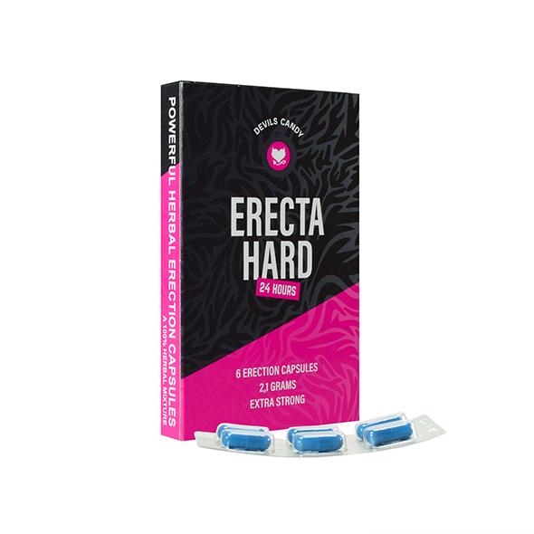 DEVILS CANDY - ERECTA HARD, erektsiooni soodustav toidulisand, 6tk