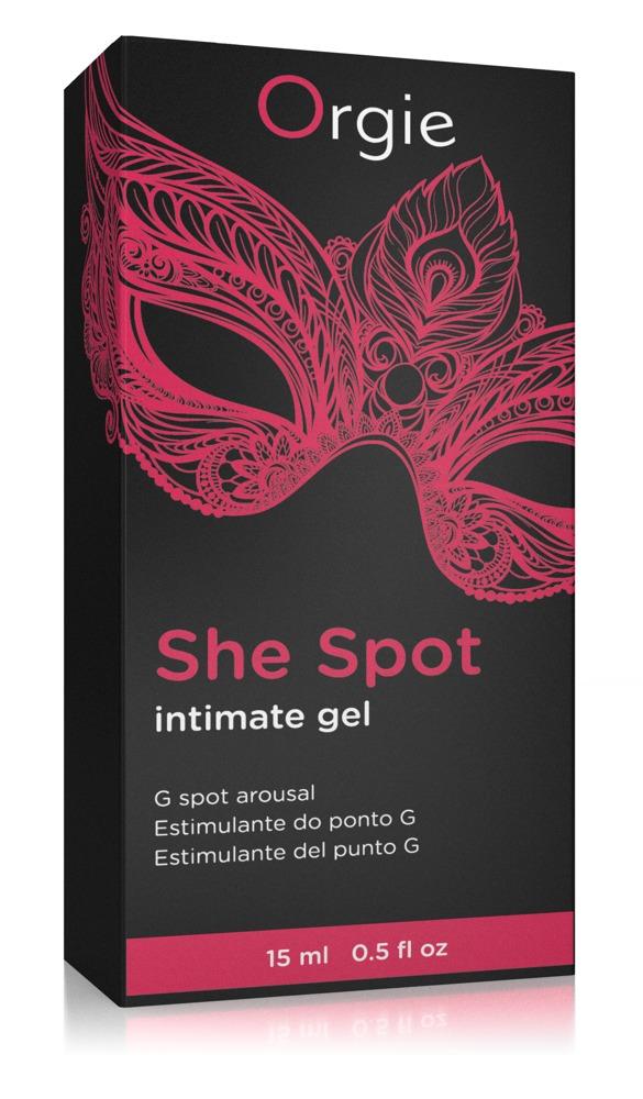 She Spot Intimate Gel by Orgie, stimuleerib G-punkti geel, 15ml