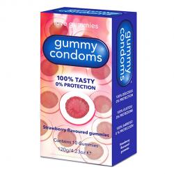 GUMMY CONDOMS, kondoomikujulised kummikommid
