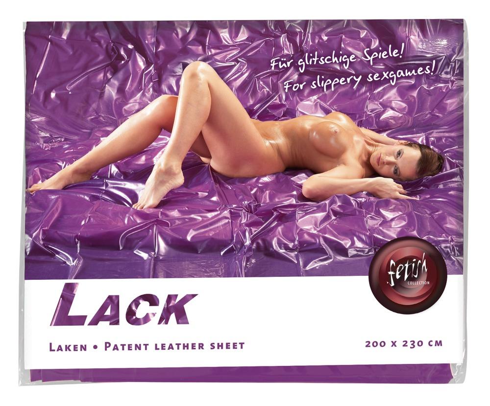 Fetish Vinyl Sheet, lina fetish-mängudele, lilla, 2m x 2,3m