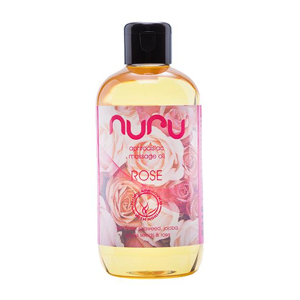 NURU - MASSAGE OIL ROSE, NURU-massaažiõli roosidega, 250 ML