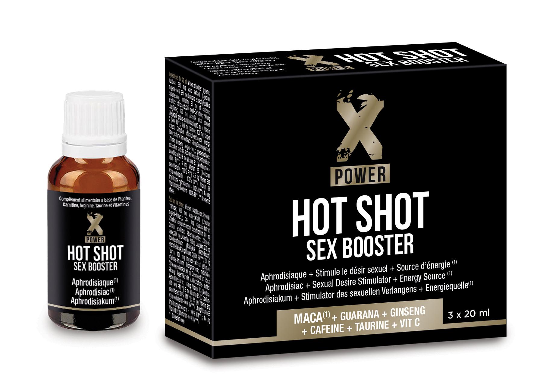 LABOPHYTO XPOWER Hot Shot Sex Booster, toidulisand, 3x20ml