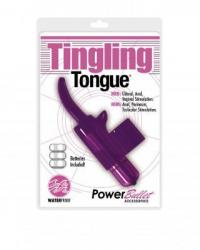 "Tingling Tongue", keelekujuline näpuvibraator, lilla