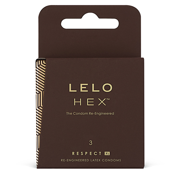 LELO - HEX CONDOMS RESPECT XL, 3tk 