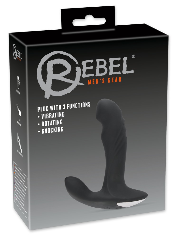 Rebel Plug with Perineum Stimulator by Rebel, meeste stimulaator