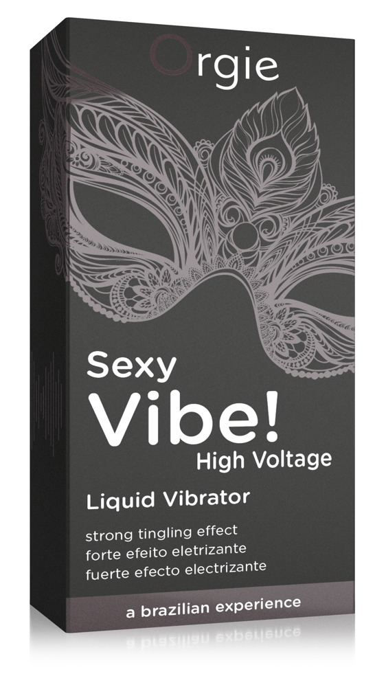 Sexy Vibe! High Voltage by Orgie, stimuleeriv geel meestele ja naistele, 15ml