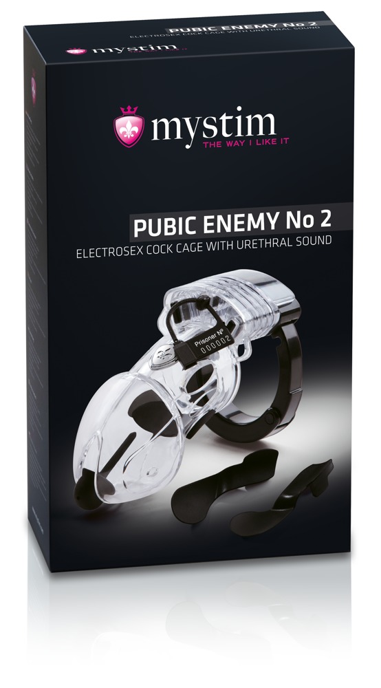 Pubic Enemy No. 2 by Mystim, läbipaistev peeniselukk 