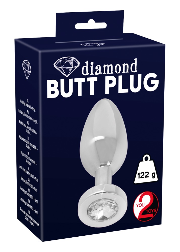 Diamond Butt Plug, särav anaalpunn, 25mm