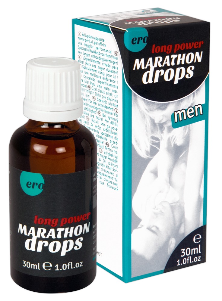 HOT Marathon men Long P. Drops, vedel toidulisand meestele, 30ml