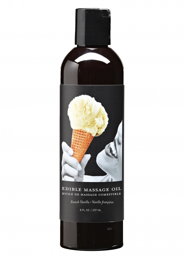 Vanilla Edible Massage Oil - aromaatne massaažiõli - lummav vanilje, 8oz / 237ml